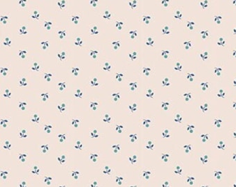 Mercantile Sweet Background Denim by Lori Holt for Riley Blake Designs,  1/2 Yard - Cut Continuously, C14405-DENIM