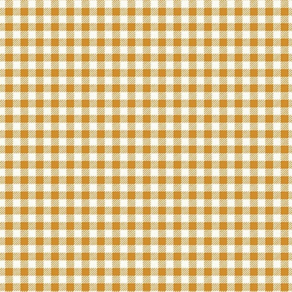 Tina Butterscotch, Bee Ginghams by Lori Holt for Riley Blake, 1/2 Yard - Cut Continuously, C12553-BUTTERSCOTCH