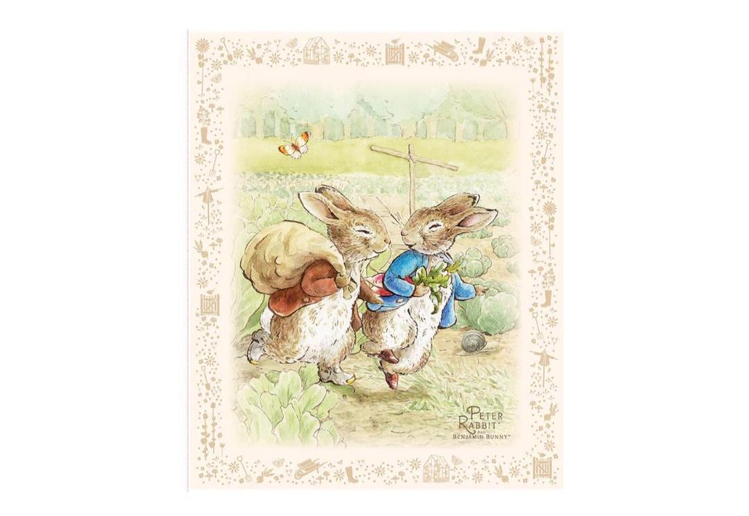 Peter Rabbit™ and Benjamin Bunny™ Panel, 35 1/2