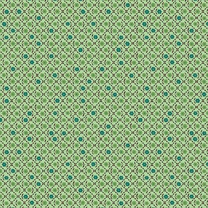 Flea Market Needlepoint Green, Lori Holt for Riley Blake, 1/2 Yard - Cut Continuously, C10224-GREEN