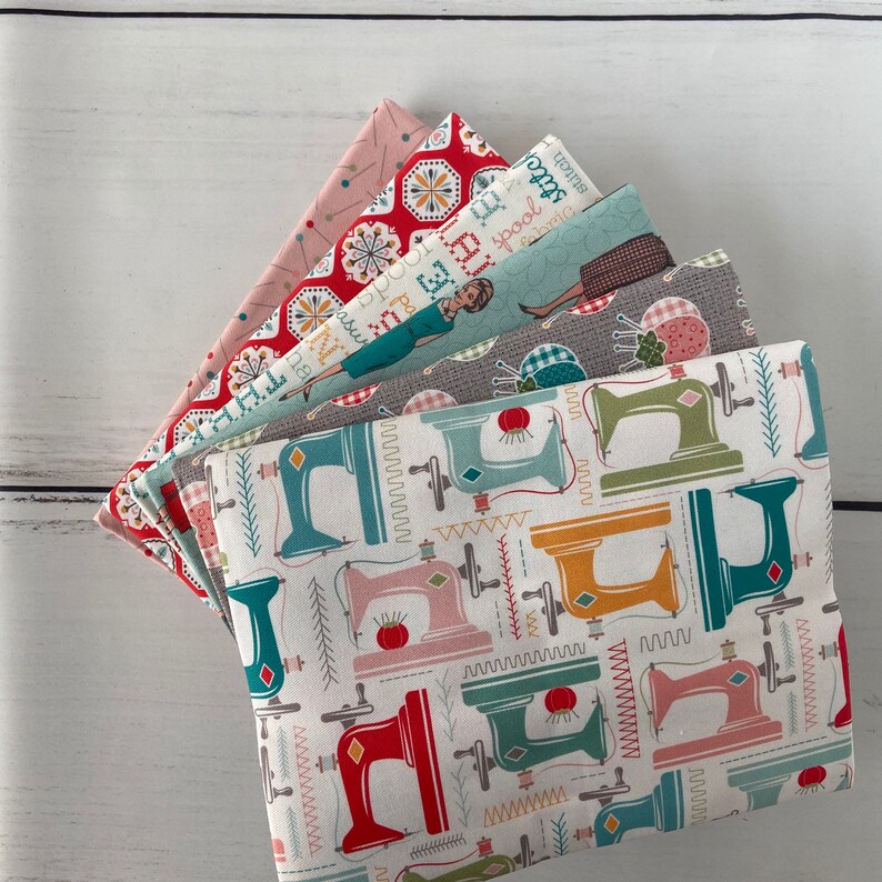 My Happy Place Home Decor 1 Yard Bundle 6 Pieces Lori Holt Etsy