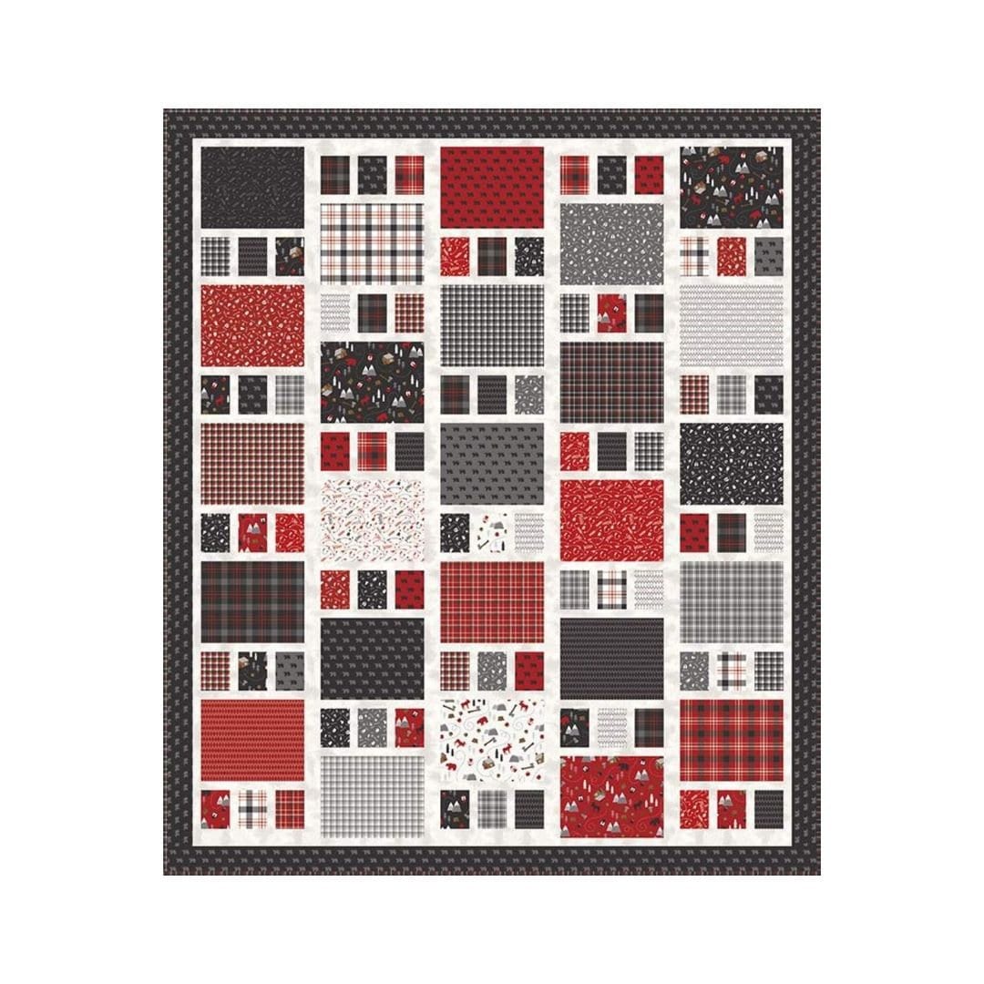 Craftsman Quilt Kit Featuring Into the Woods by Lori Whitlock for Riley