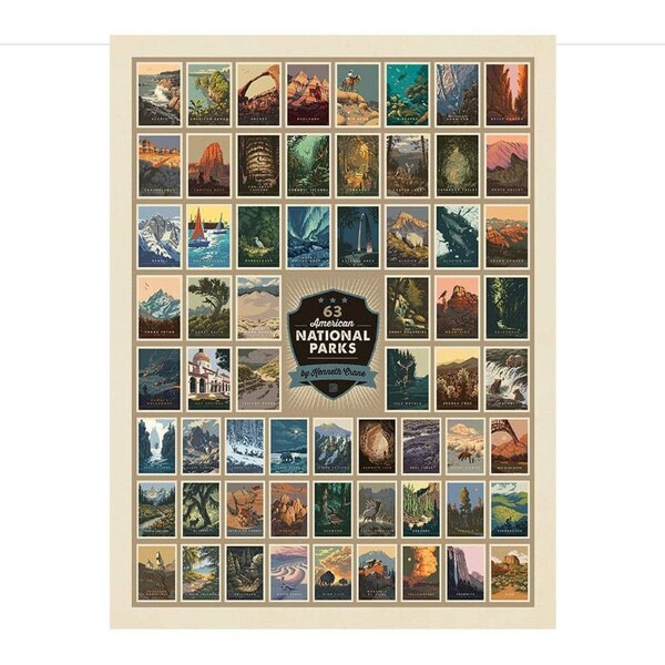 Riley blake national park panel etsy