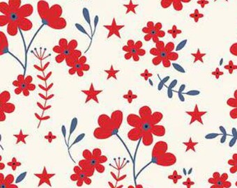 Wide Back Freedom Garden Ditsy Floral Multi by My Mind's Eye for Riley Blake Designs, 1/2 Yard - Cut Continuously, WB15628-MULTI
