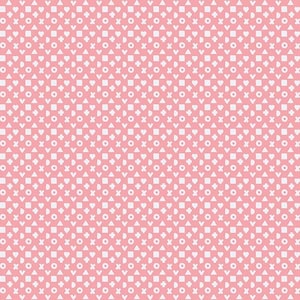 Pink Hello Baby, by The Tattoed Quilter, for Riley Blake Designs, Pink Fabric, 1/2 Yard - Cut Continuously, C7573-PINK