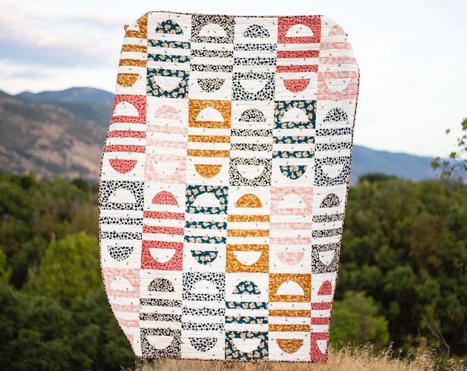 Arches Quilt Kit Featuring Spotted by Kate Blocher for Riley Blake