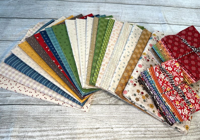 Kit de costura conjunta de Lori Holt: Cómo crear un edredón de espantapájaros con temática otoñal, diseñado por Lori Holt para Riley Blake Designs imagen 3