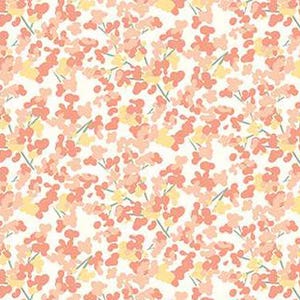 New Beginnings Blossoms Blush by Sandy Gervais for Riley Blake Designs, 1/2 Yard - Cut Continuously, C15754-BLUSH