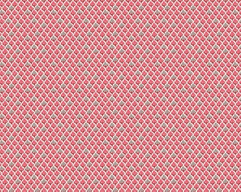 Prim Leaves Tea Rose, Lori Holt for Riley Blake, 1/2 Yard - Cut Continuously, C9700-TEAROSE