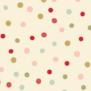 Wide Back Glisten Dots Eggnog by Sandy Gervais for Riley Blake Designs, 1/2 Yard - Cut Continuously, WB16230-EGGNOG
