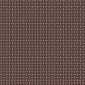 May include: A repeating pattern of small, white dots arranged in a grid-like formation against a dark brown background. The design creates a textured appearance, resembling woven fabric or a cross-stitch pattern. The overall effect is a simple, yet visually interesting design.