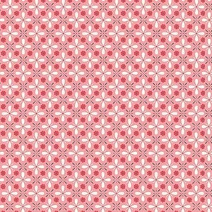 Farm Girl Vintage Coral by Lori Holt for Riley Blake, 1/2 Yard - Cut Continuously, C7879-CORAL