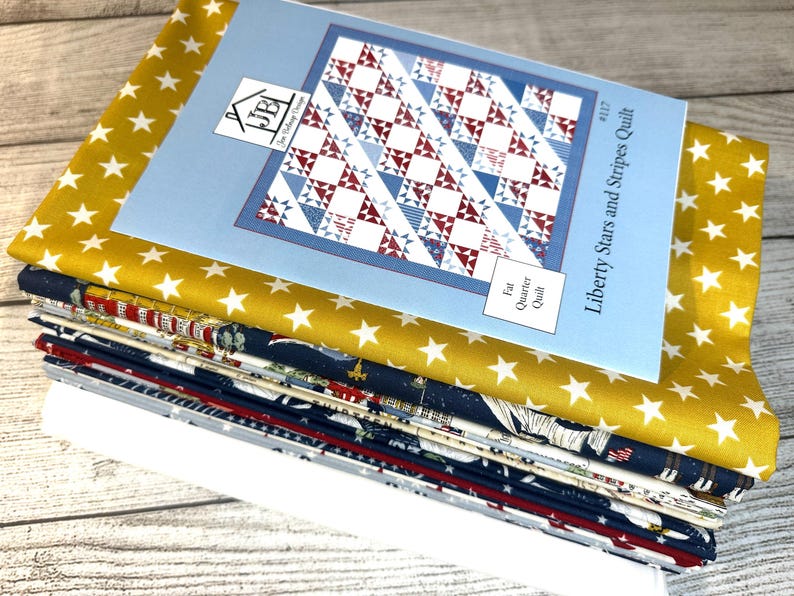 Liberty Stars and Stripes Quilt Kit With Pattern Featuring Independence ...