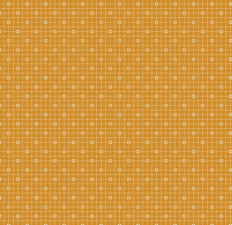 Prim Plaid Butterscotch, Lori Holt for Riley Blake, 1/2 Yard Cut Continuously, C9701-BUTTERSCOTCH image 1