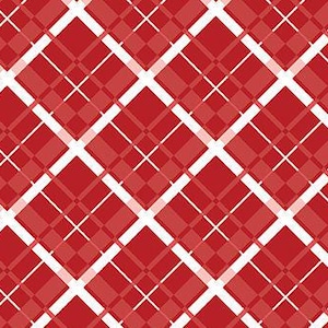 Stars and Stripes Forever Plaid Red by Lori Whitlock for Riley Blake, 1/2 Yard - Cut Continuously, C15716-RED