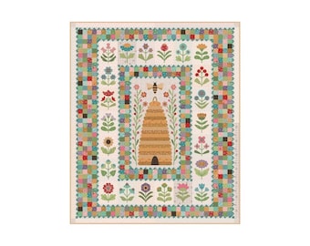 Sew Along Honey Bee Garden Quilt Kit featuring Gentler Times by Lori Holt for Riley Blake Designs, Sew Along begins 9/25/25