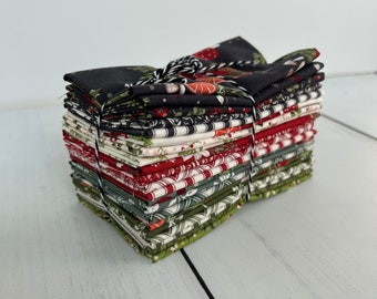 Yuletide Fat Eighth Bundle (21 pieces) by Katherine Lenius for Riley Blake Designs