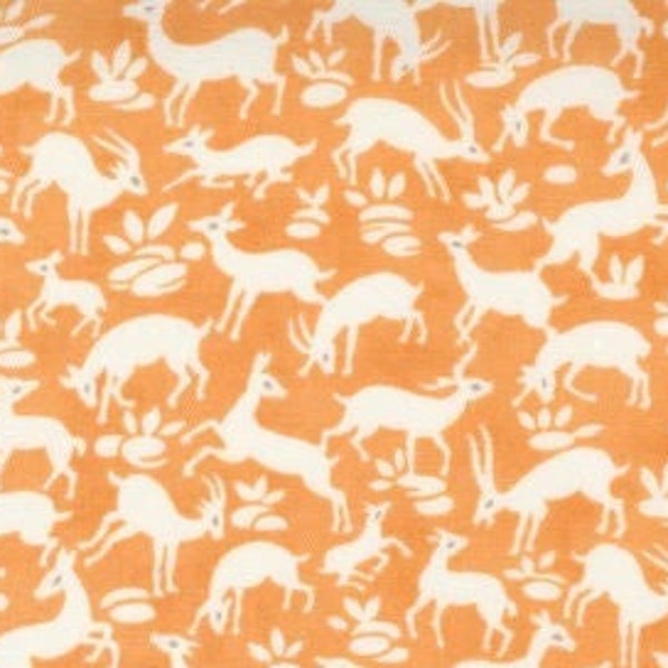 Pumpkins & Blossoms Frolic Pumpkin by Fig Tree and Co for Moda Fabrics, 1/2 Yard - Cut Continuously, 20422-12