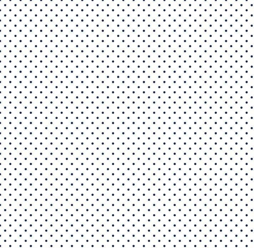 Navy Swiss Dot on White Fabric Swiss Dot Fabric Riley Blake - Etsy