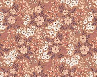Evening on the Prairie Ditsy Floral Umber by Modern Prairie for Riley Blake, 1/2 Yard - Cut Continuously, C16747-UMBER