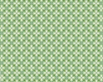 Farm Girl Vintage Green by Lori Holt for Riley Blake, 1/2 Yard - Cut Continuously, C7879-GREEN