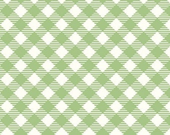 Debbie Granny Green, Bee Ginghams by Lori Holt for Riley Blake, 1/2 Yard - Cut Continuously, C12550-GRANNYGREEN