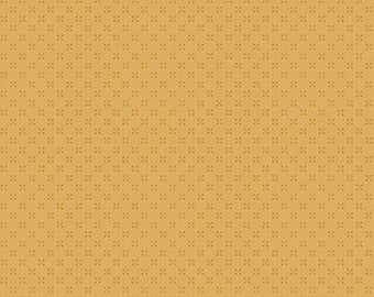 Farmhouse Summer Dots Gold by Echo Park Paper Co for Riley Blake, 1/2 Yard - Cut Continuously, C13635-GOLD