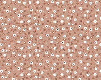 Granny Chic Daisy Brown by Lori Holt Bee in my Bonnet for Riley Blake Designs, 1/2 Yard - Cut Continuously, C8520-BROWN