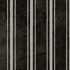May include: Black and white striped fabric with a textured surface.