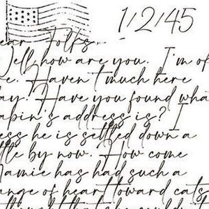 May include: A handwritten letter dated 1/2/45, written in black ink on white paper. The letter begins with "Dear Folks" and continues with a personal message about the writer's life. The letter is a vintage example of personal correspondence.