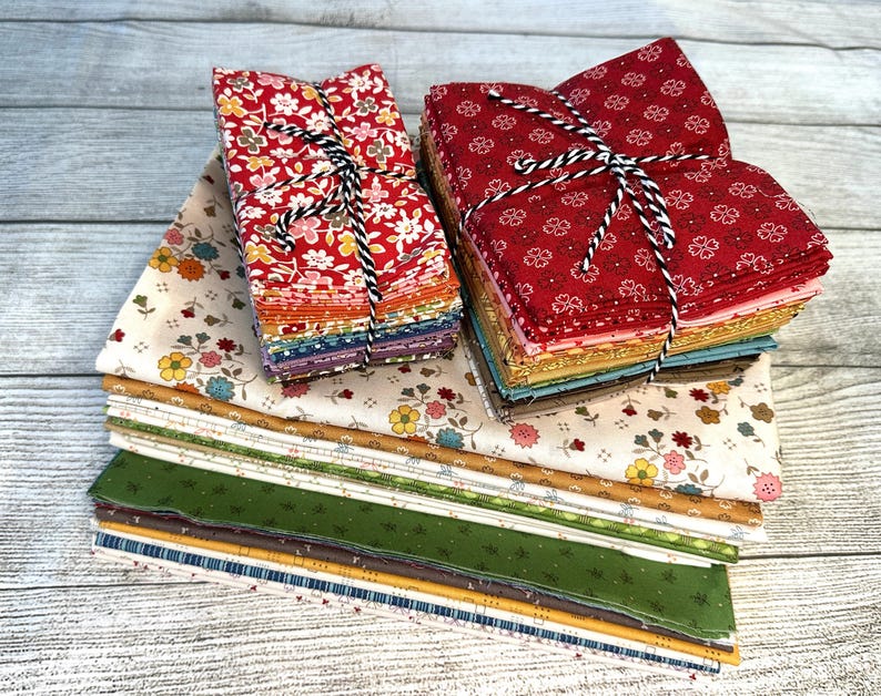 Kit de costura conjunta de Lori Holt: Cómo crear un edredón de espantapájaros con temática otoñal, diseñado por Lori Holt para Riley Blake Designs imagen 2