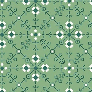 Wide Back Bee Plaids Homemade Alpine, Lori Holt for Riley Blake, 1/2 Yard - Cut Continuously, WB12040-ALPINE
