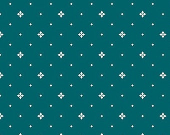 Arrival of Winter Ditsy Teal by Sandy Gervais for Riley Blake Designs, 1/2 Yard - Cut Continuously, C13526-TEAL