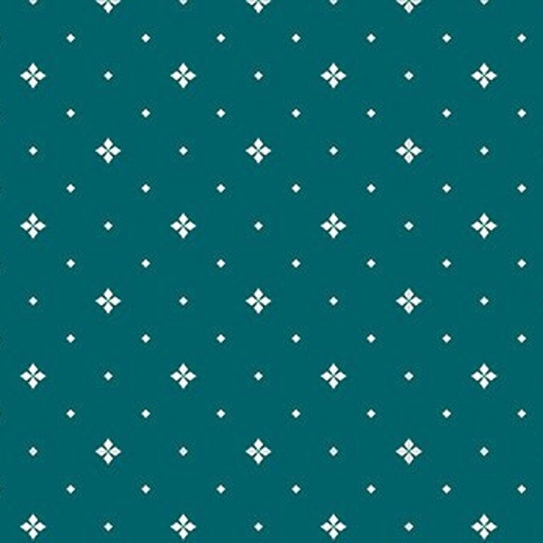 Arrival of Winter Ditsy Teal by Sandy Gervais for Riley Blake Designs, 1/2 Yard - Cut Continuously, C13526-TEAL