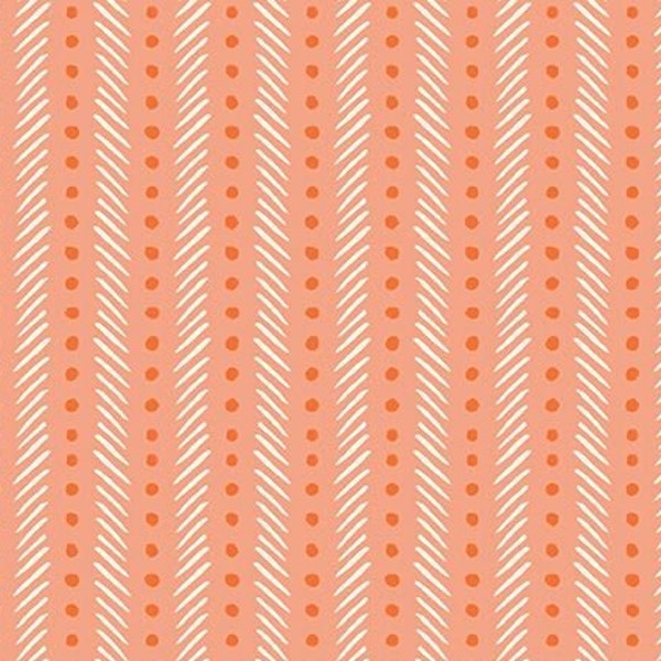 Eden Stripes Marmalade by Gabrielle Neil Design for Riley Blake, 1/2 Yard - Cut Continuously, C12927-MARMALADE