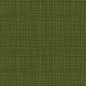 May include: A green fabric with a woven texture. The fabric has a subtle grid pattern.