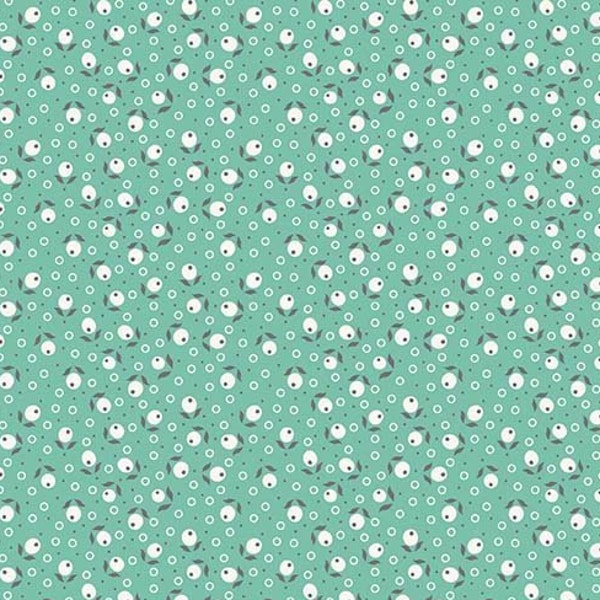 Farm Girl Vintage Blossom Sea Glass by Lori Holt for Riley Blake, 1/2 Yard - Cut Continuously, C7875-SEAGLASS