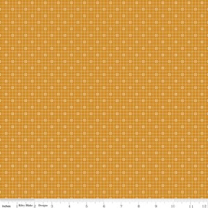 Prim Plaid Butterscotch, Lori Holt for Riley Blake, 1/2 Yard Cut Continuously, C9701-BUTTERSCOTCH image 2