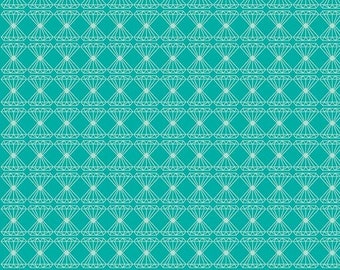 Just Sayin Teal Diamond by My Mind's Eye for Riley Blake Designs, 1/2 Yard - Cut Continuously, 6895-TEAL