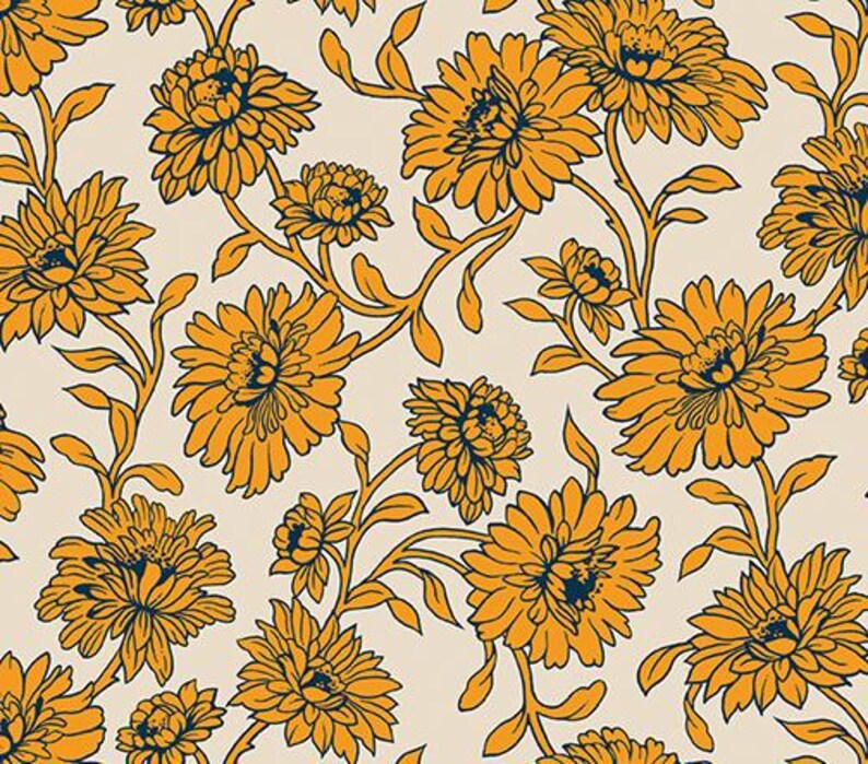 Cheddar at Twilight Main Cream by the RBD Designers for Riley Blake ...