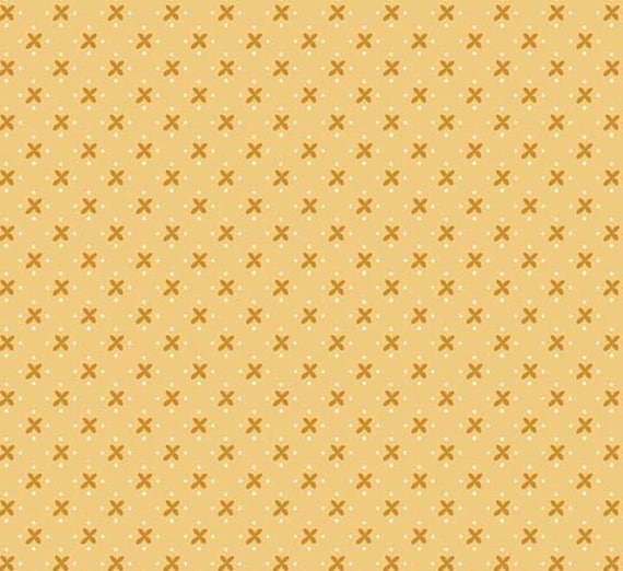 Granny Chic Kisses Yellow by Lori Holt Bee in my Bonnet for Riley Blake Designs, 1/2 Yard - Cut Continuously, C8512-YELLOW