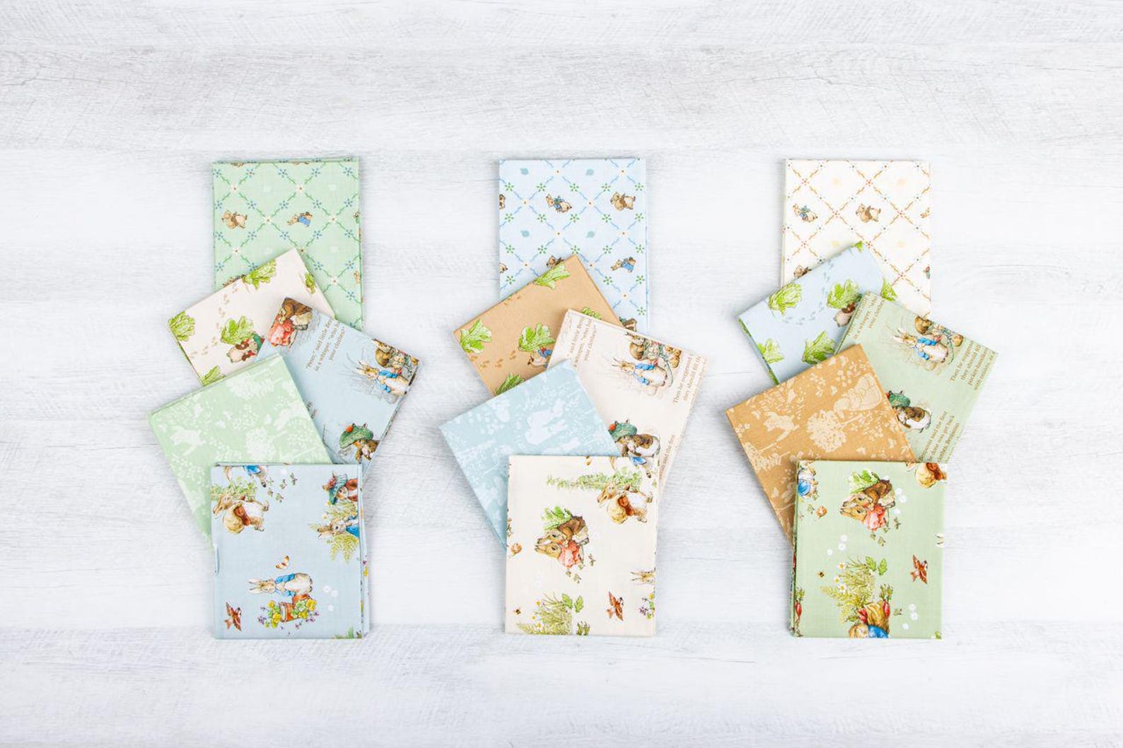 Peter Rabbit™ and Benjamin Bunny™ Shop-made Fat Eighth Bundle (15 ...