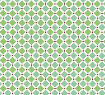 Cozy Christmas Square Green by Lori Holt for Riley Blake, 1/2 Yard - Cut Continuously, C5366-GREEN