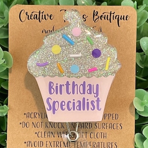 Badge reel, labor and delivery nurse, postpartum nurse, birthday specialist, badge reel for nurse