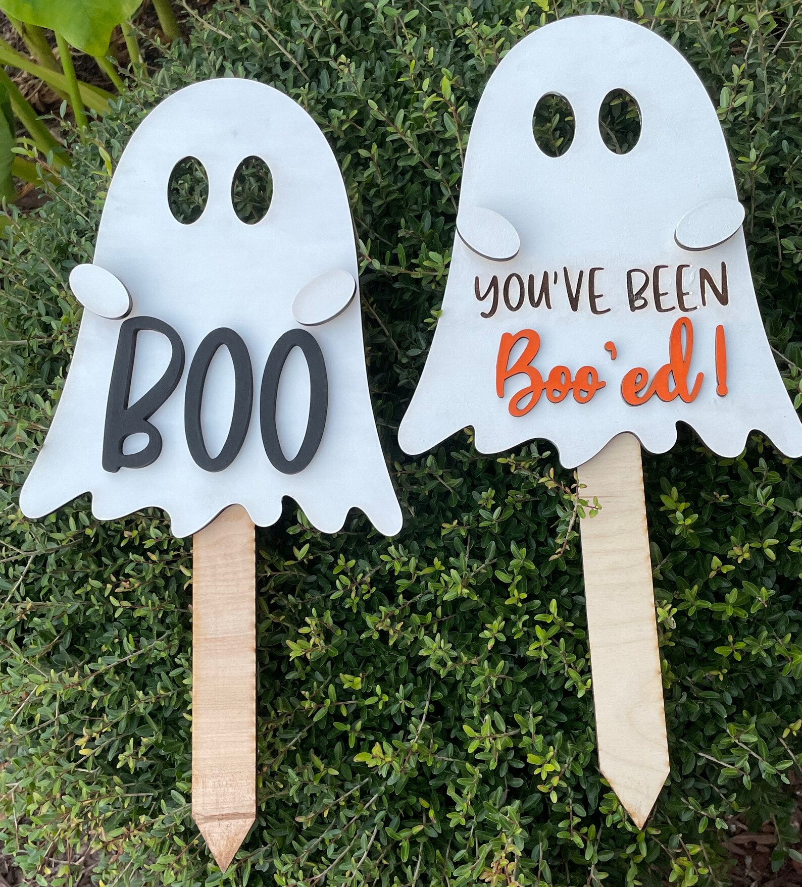 Halloween Ghost Yard Stake SVG Laser File Digital File Etsy