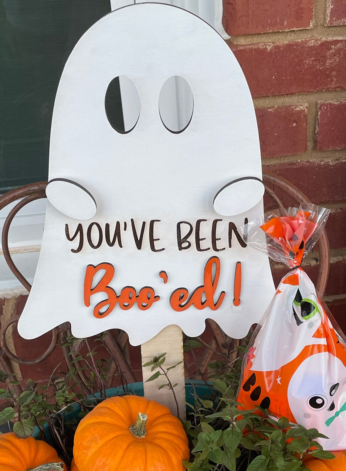 Halloween Ghost Yard Stake SVG Laser File Digital File Etsy