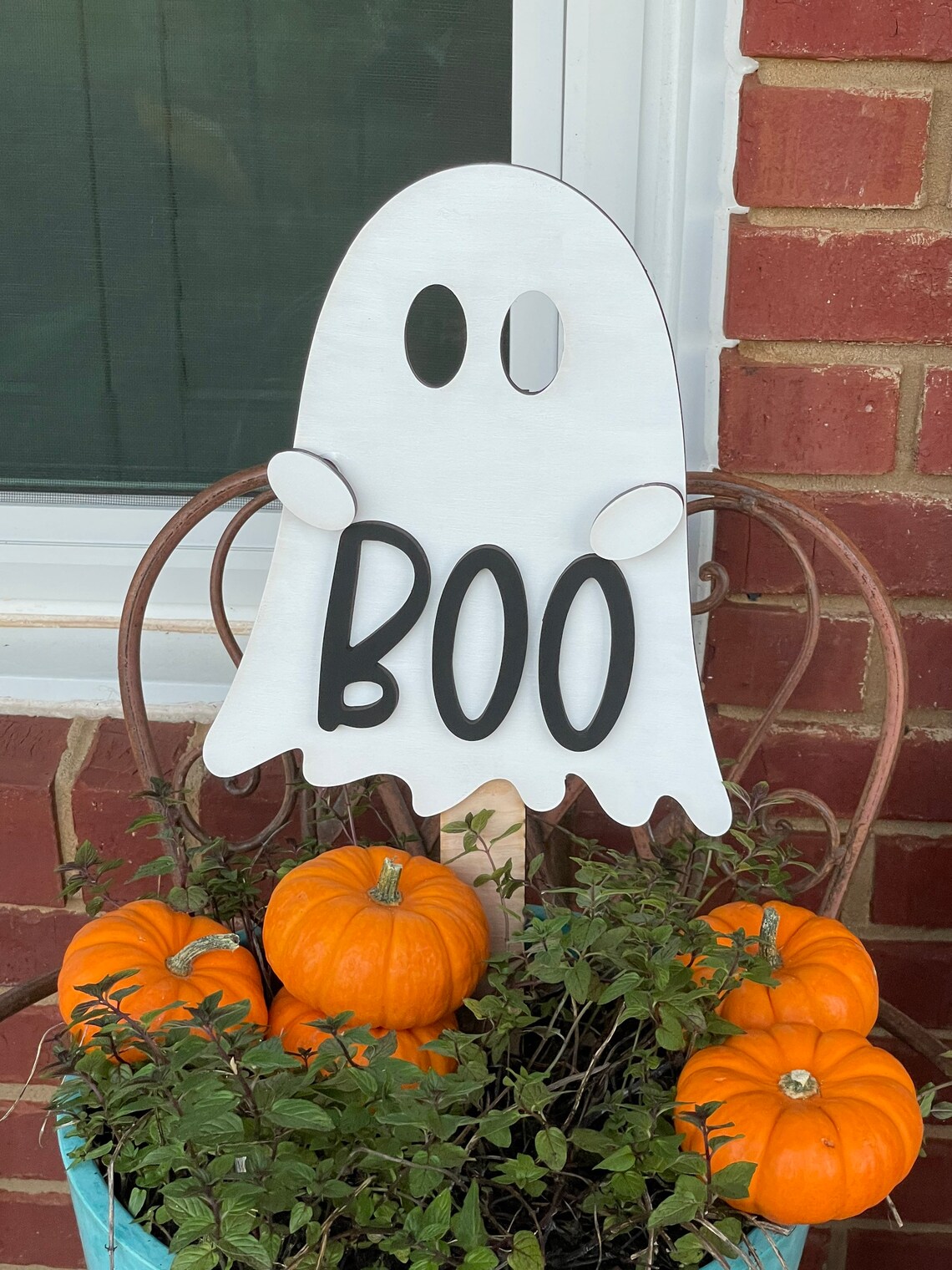 Halloween Ghost Yard Stake SVG Laser File Digital File Etsy