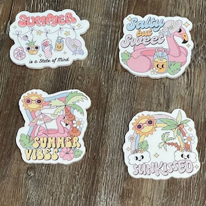 Beach Bogg Bag Charms: Summer Waterproof Acrylic Accessories