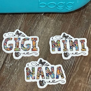 Nana Bogg bag charm, mimi, gigi, charms for bag, mothers day gift idea