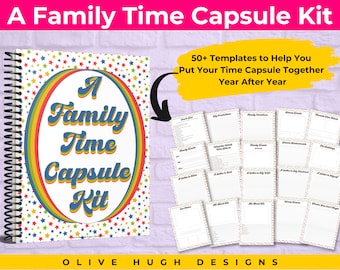 Family Time Capsule Kit • Printable Yearly Tradition • C1